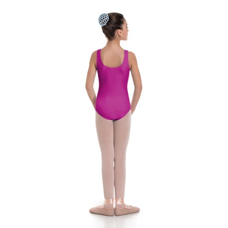 Girls Tank Leotard, Lycra Matt Violet