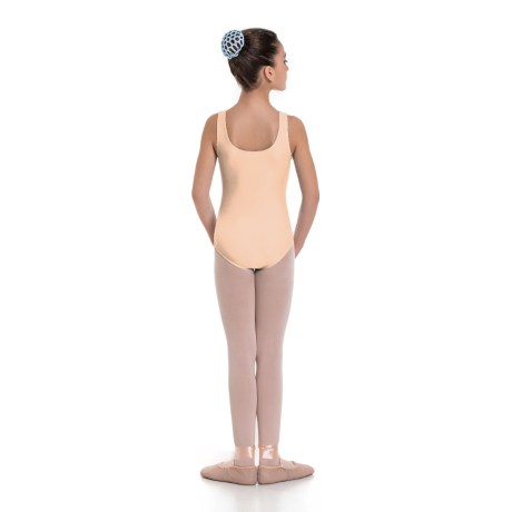 Girls Tank Leotard, Lycra Matt Nude