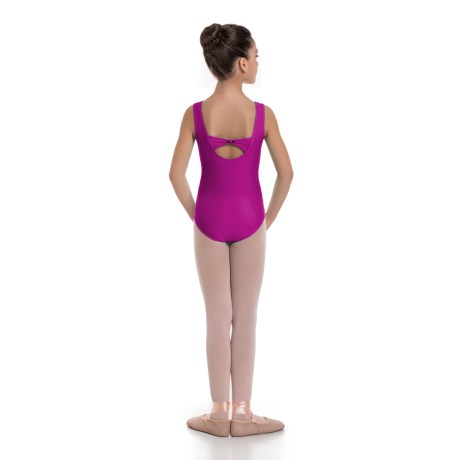 Girls Tank Leotard Pinched Front & Low Back, Meryl Bachata