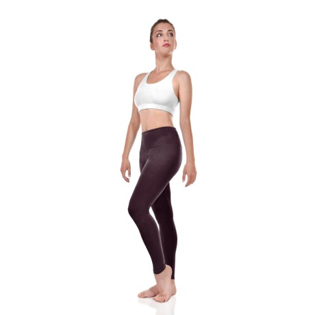 Female Active Fitted Ankle Leggings With Pocket In Waistband, Lycra Matt Lanzarote