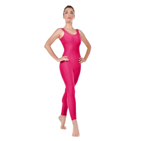 Female Tank Unitard Criss Cross Back Straps Bra Lining, Meryl Diva