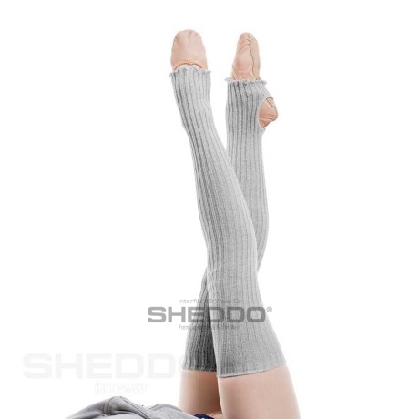 Leg Warmer Stirrup For Ladies Grey, Acrylic - Elastane, One Size 90cm