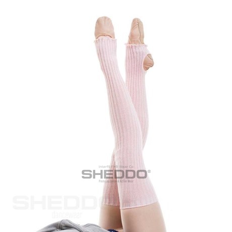 Leg Warmer Stirrup For Ladies Pink, Acrylic - Elastane, One Size 90cm