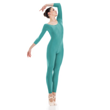 Female 3/4 Sleeved Unitard, Lycra Matt, Frozen