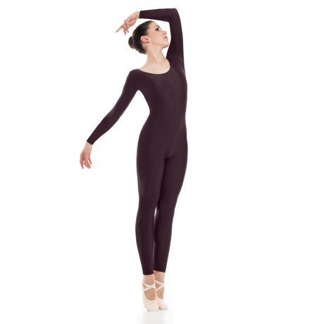 Female Long Sleeved Unitard, Lycra Matt Lanzarote