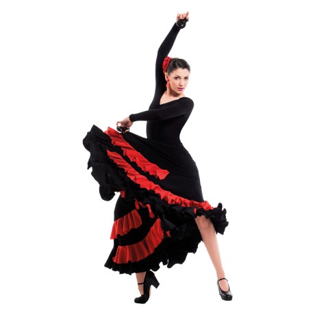 Female Long Sleeve Low Back Leotard With Drawstring Bra Lining, Cotton - Elastane