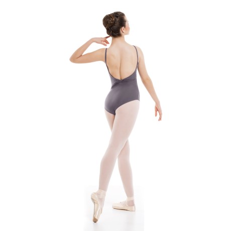 Female Camisole Leotard Low Back Pinched Front & Back Bra Lining, Meryl Viaggio