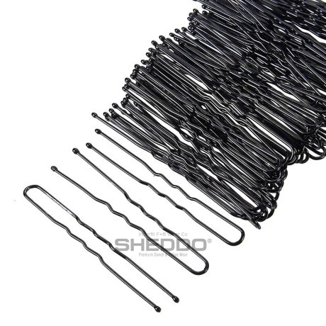 Juvale Metallic Hair Pins Set, Black 10pcs.