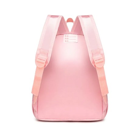 Children's Backpack Classic Design, Ballerina with Tutu featuring Side Pockets, Light Pink