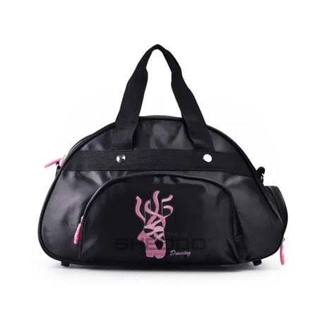 Dance Bag Spacious Duffel Style with Side Pocket for Shoes, Stitched Pointes