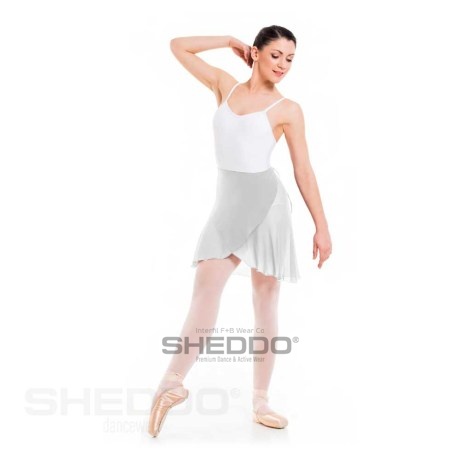 Asymmetrical Cruise Ballet Women's Teaching Skirt White