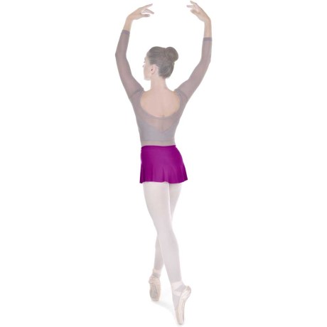 Female Short Skirt with Elastic Waist Band, Lycra Mat, Bouganville