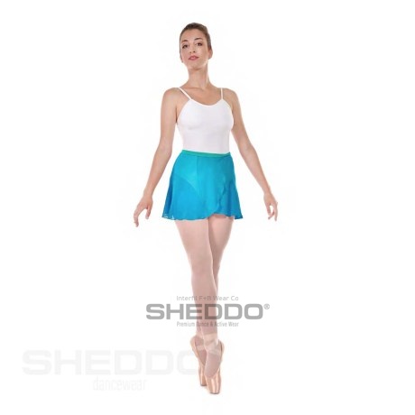 Female Wrap Over Ballet Skirt, Mousseline (100% Polyester), Inopneuma