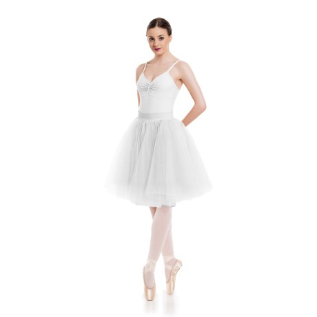 Female Romantic Short Tutu Skirt 50cm, White