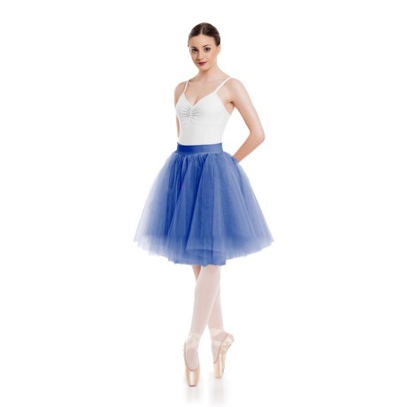 Female Romantic Short Tutu Skirt 50cm, Electric Blue