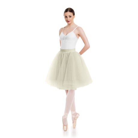 Female Romantic Short Tutu Skirt 50cm, Champagne
