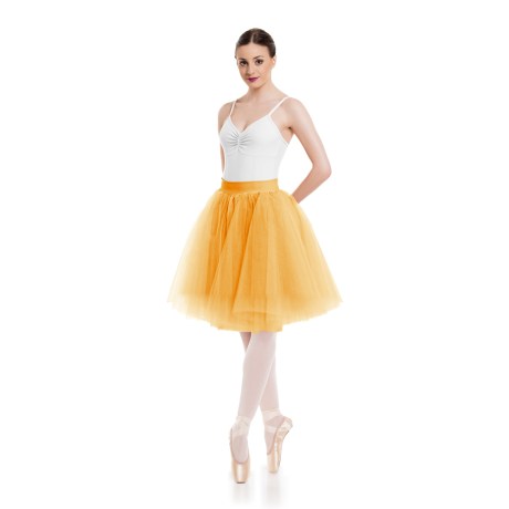 Female Romantic Short Tutu Skirt 50cm, Gold