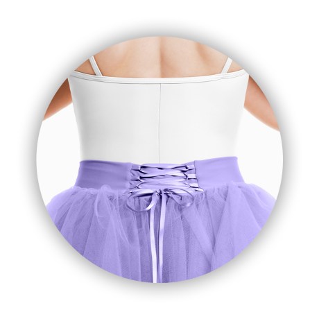 Female Romantic Short Tutu Skirt 50cm, Lilac