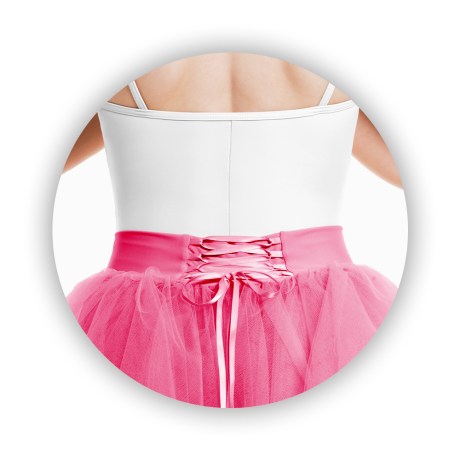 Female Romantic Short Tutu Skirt 50cm, Fuchsia