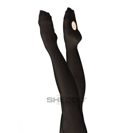 Female Convertible (Sole Hole) Ballet Tights, 60den, Black
