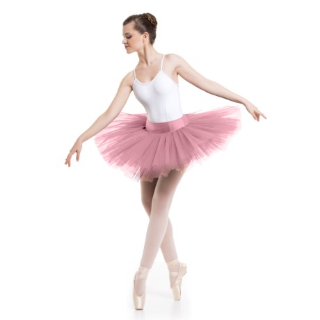 Female 6 Double Layered Tutu With Knicker, Begognia Pink