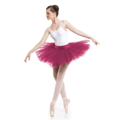 Female 6 Double Layered Tutu With Knicker, Fuchsia